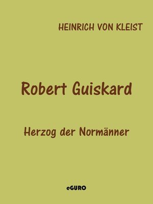 cover image of Robert Guiskard